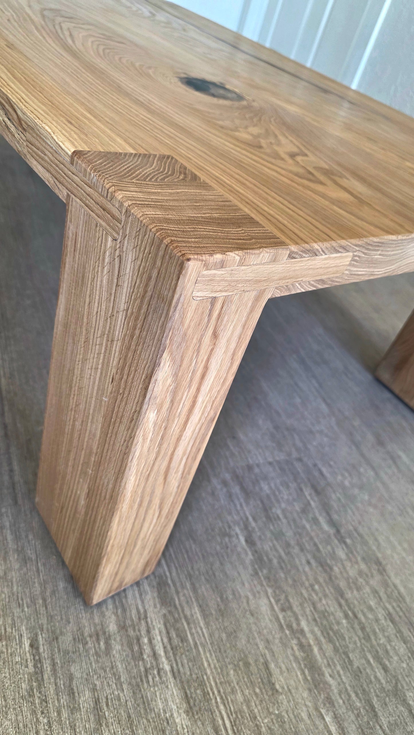 White Oak Rustic Modern Coffee Table